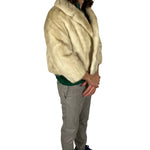 Beautiful White Mink Fur Coat Size: Small Women’s