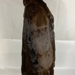 Women’s Full Length Heavy Vintage Real Mink Fur Coat Size: Large-XXL