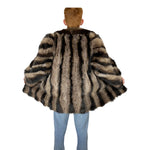 Beautiful Vintage Real Racoon Fur Designer Coat Size: Medium-Large Women’s / Small-Medium Men’s
