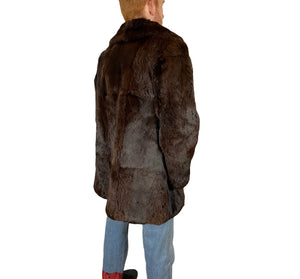 Real Mink Fur Coat - Size: Medium-Large Women’s / Small Men’s