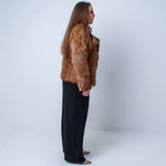 Women’s Vintage Real Natural Rabbit Fur Coat Size: Large-XL UK 12-16