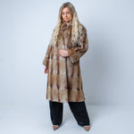 Women’s Luxury Full Length Vintage Real Mink Fur Coat Size: Medium-XL UK 12-16