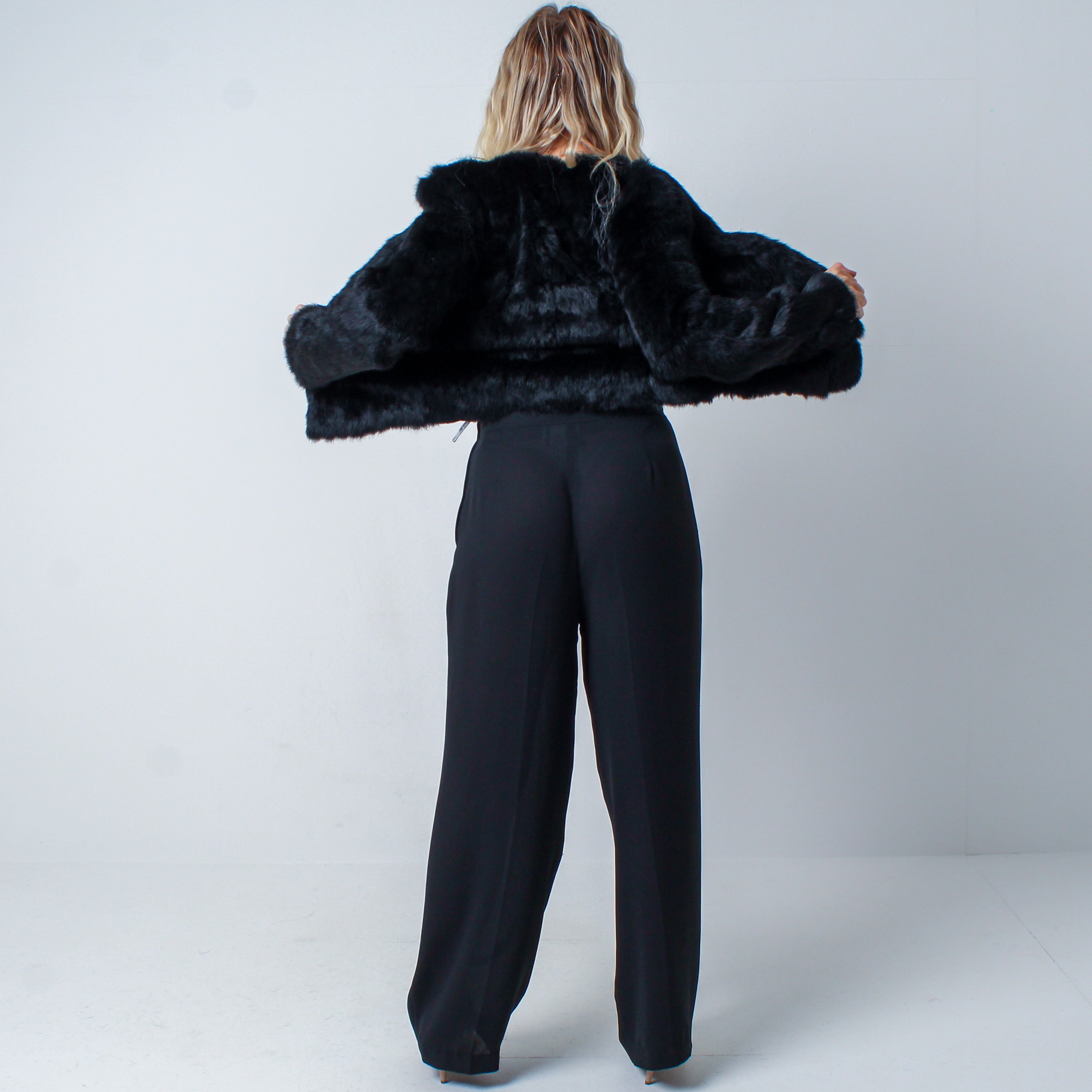 Women’s Luxury Vintage Real Mink Fur Coat Size: XS-Small UK 6-10