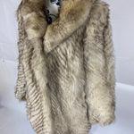 Beautiful Unisex Real Vintage SAGA Ranched Arctic Fox Fur Coat Size: Men’s Small-Medium / Women’s Large-XL
