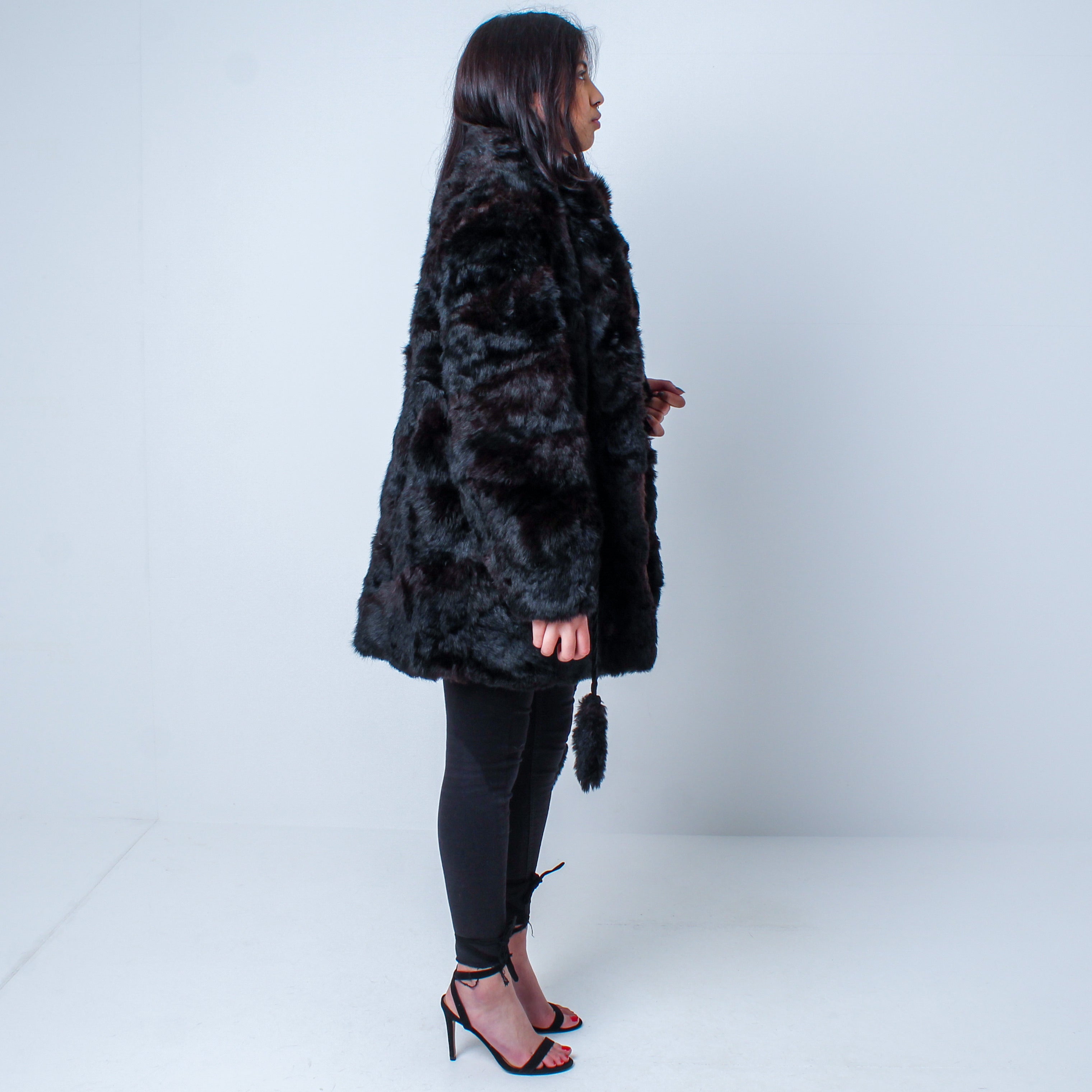 Women’s Luxury Vintage Real Mink Fur Coat Size: Small-Large UK 12-16