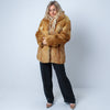 Women’s Beautiful Real Red Fox Fur Coat Size: Medium-Large Women’s UK 12-16