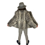 Vintage Real Rabbit Fur Coat Size Medium Women’s / Small Men’s