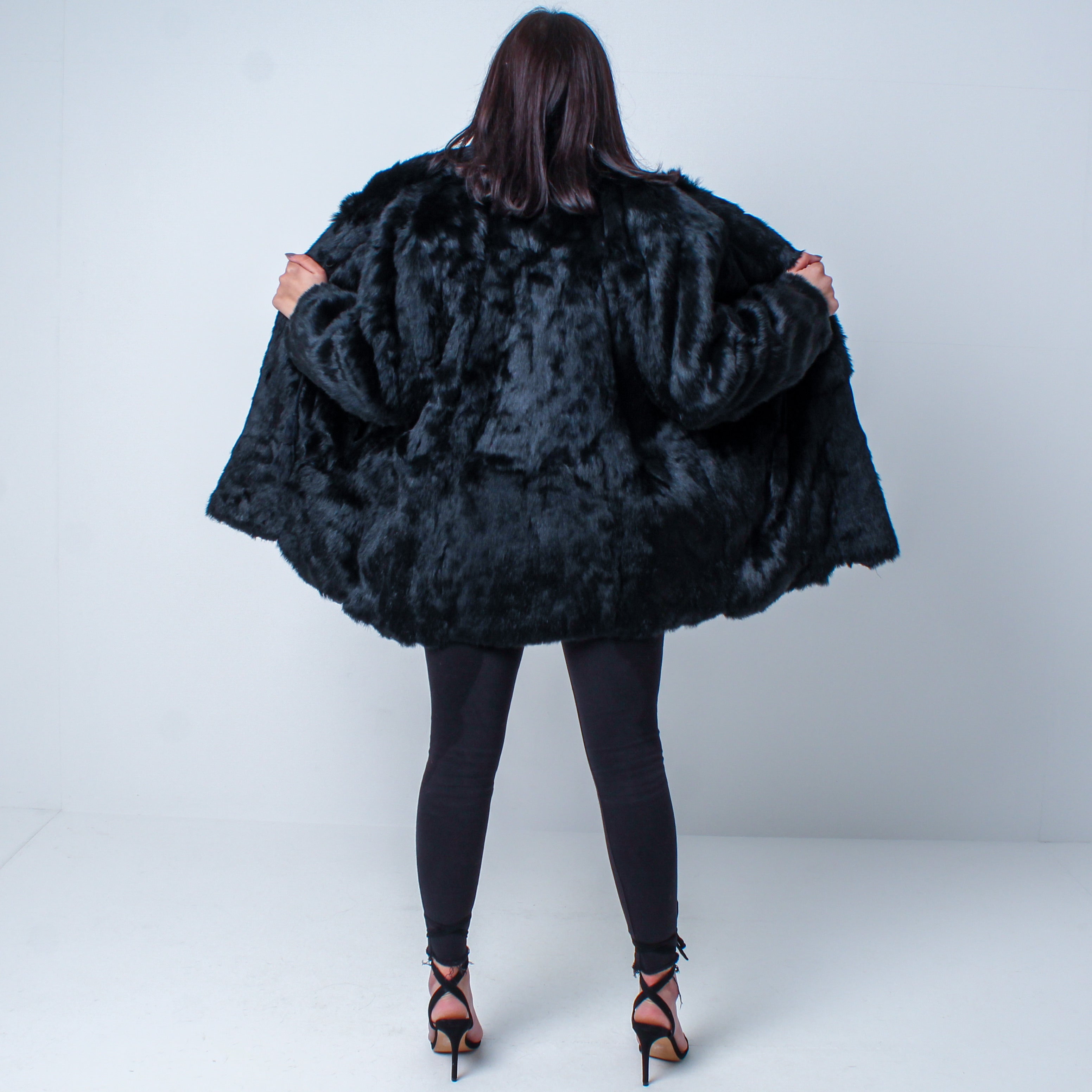 Vintage Women’s Luxury Real Sable Fur Coat Size: Medium-Large Women’s UK 12-16
