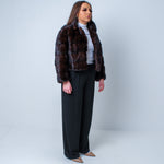 Women’s Luxury Vintage Real Mink Fur Coat Size: Small-Large UK 10-14