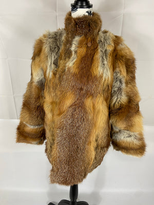 Women’s Vintage Real Red Fox Fur Coat Size: Small / Medium Women’s