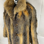 Vintage Women’s Stunning Natural Real Coyote Fur Coat - Size Women’s Medium