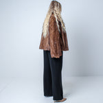 Women’s Luxury Vintage Real Mink Fur Coat Size: Small UK 8