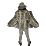 Vintage Real Rabbit Fur Coat Size Medium Women’s / Small Men’s