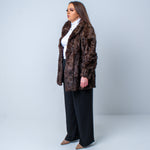 Women’s Luxury Vintage Real Bisam Muskrat Fur Coat UK 12-16