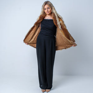 Unisex Beautiful Real Red Fox Fur Coat Size: Small-Medium Women’s UK 8-12