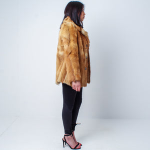 Women’s Real Red Fox Fur Coat Size: Small-Medium Women’s UK 8-12