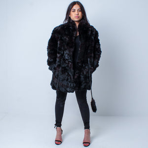 Women’s Luxury Vintage Real Mink Fur Coat Size: Small-Large UK 12-16