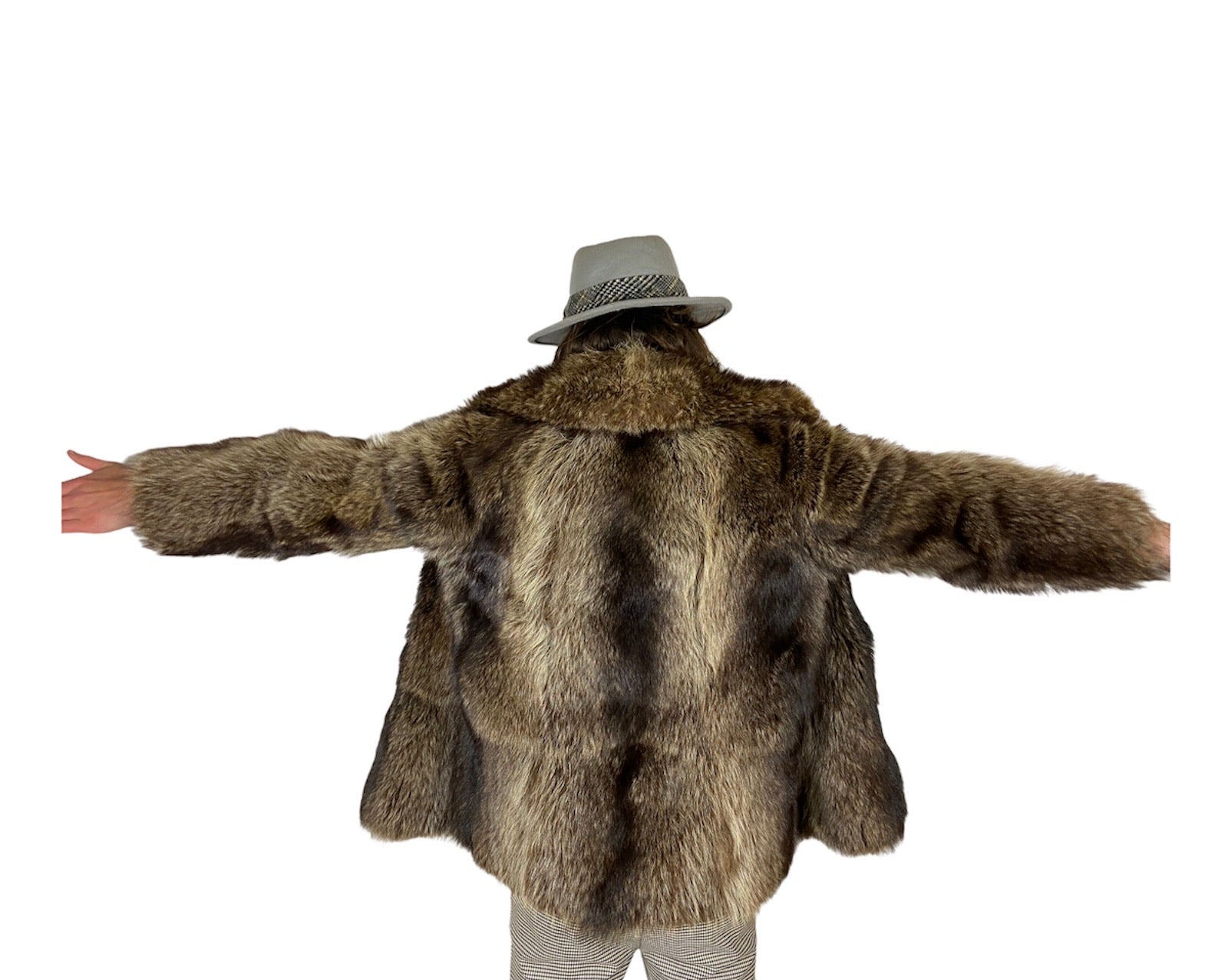 Vintage Real Fox Fur Jacket Size Women’s Medium / Large - Men’s Small