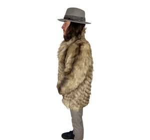 Vintage Stunning Real Nanny Goat Fur Coat Size: Medium/Large Women’s / Small-Medium Men’s