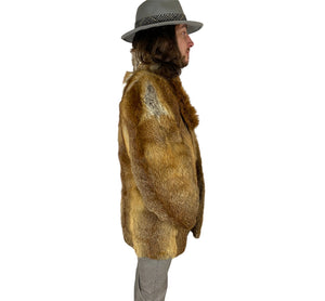 Stunning Real Red Fox Fur Coat Size Medium Women’s / Small Men’s