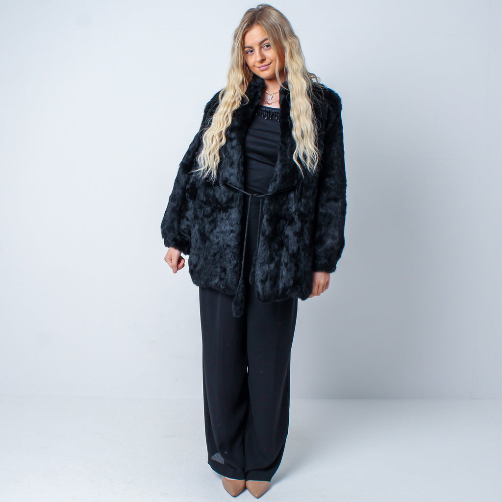 Unisex Luxury Real Sable Fur Coat Size: Small - Medium Women’s UK 8-12