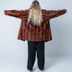 Women’s Luxury Vintage Real Mink Fur Coat Size: Small-Medium UK 8-12