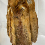 Vintage Beautiful Real Red Fox Fur Coat - Size Medium Women’s