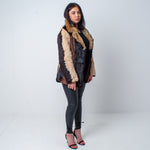 Women’s Vintage Real Natural Rabbit Fur Coat Size: Small-Medium UK 8-12